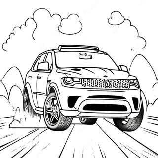 Trackhawk In Action Coloring Page 67874-54420