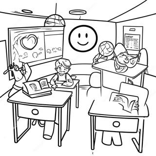 David S Exciting Classroom Adventure Coloring Page 67904-54441