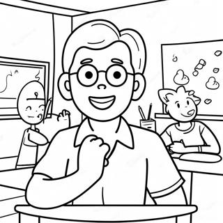 David S Exciting Classroom Adventure Coloring Page 67904-54444