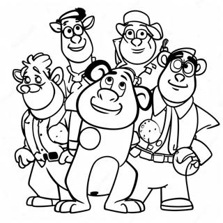 Flushed Away Movie Characters Coloring Page 67913-54446