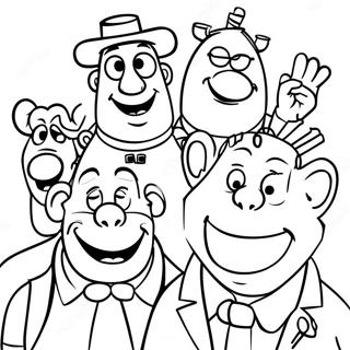 Flushed Away Movie Characters Coloring Page 67913-54447