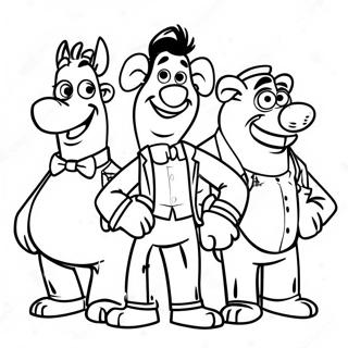 Flushed Away Movie Characters Coloring Page 67913-54448