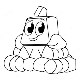 Q*bert Coloring Pages