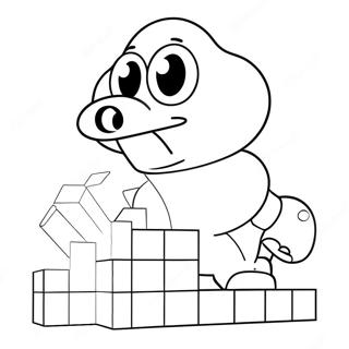 Q Bert Coloring Page 67923-54464