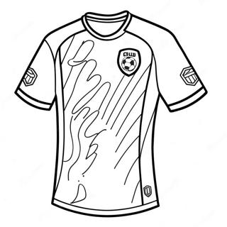 Colorful Soccer Jersey Design Coloring Page 67934-54466