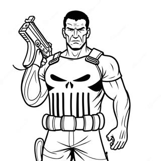 Punisher Coloring Page 67943-54470