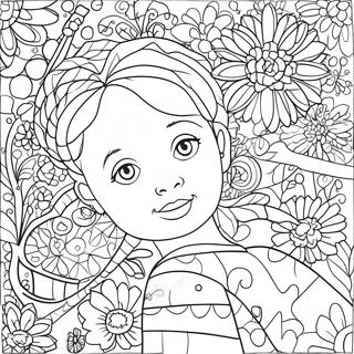 Sweet Clara And Thedom Quilt Coloring Page 67953-54474