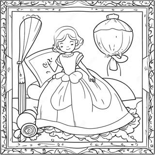 Sweet Clara And Thedom Quilt Coloring Page 67953-54475