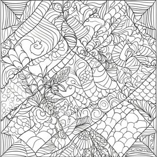 Colorful Quilt Patterns Coloring Page 67954-54487