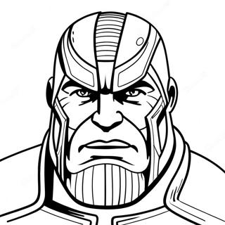 Thanos Coloring Pages