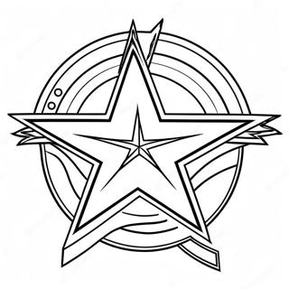 Dallas Stars Coloring Pages