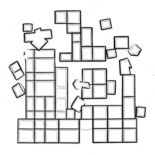 Tetris Coloring Pages