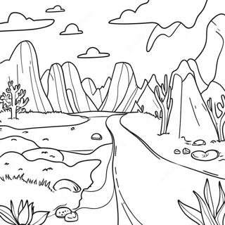 Land Of Stories Map Coloring Pages