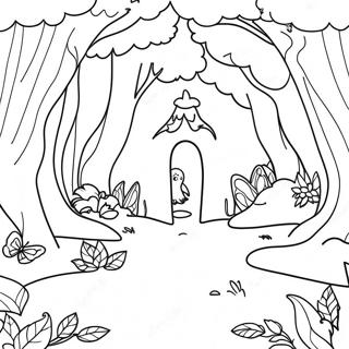 Magical Forest Land Of Stories Coloring Page 68084-54585