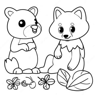 Woodland Animals Coloring Pages