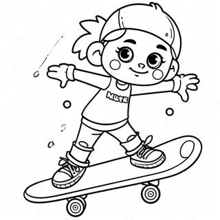 Tomboy Coloring Pages