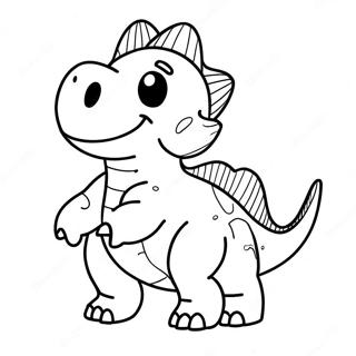 Dino Piggy Roblox Coloring Page 68173-54653