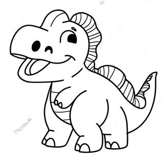 Dino Piggy Roblox Coloring Page 68173-54655