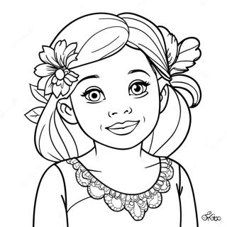 Zoe Coloring Pages