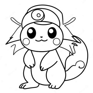 Dark Type Pokemon Coloring Pages