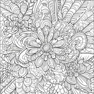 Detailed Floral Mandala Coloring Page 68213-54688