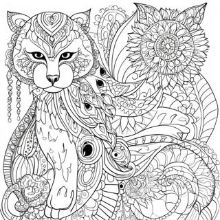 Intricate Animal Patterns Coloring Page 68214-54689