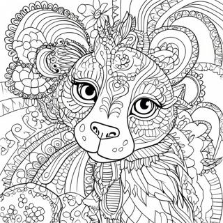 Intricate Animal Patterns Coloring Page 68214-54691