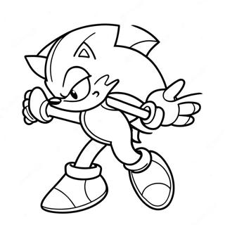 Darkspine Sonic In Action Coloring Page 68244-54728