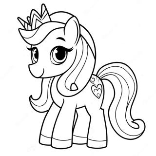 Sparkling Princess Cadance Coloring Page 68254-54718