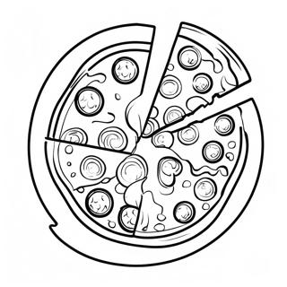 Delicious Pizza Hut Slice Coloring Page 68274-54744