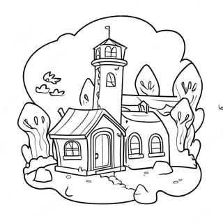 Rhyme Time Town Coloring Pages