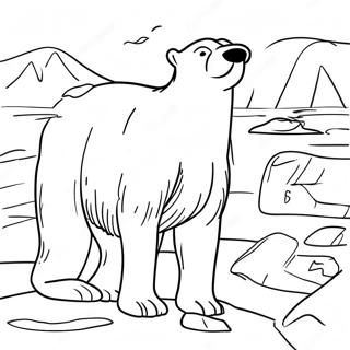 Arctic Animal Coloring Page 68303-54760