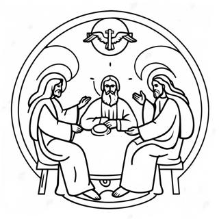 Holy Trinity Coloring Pages