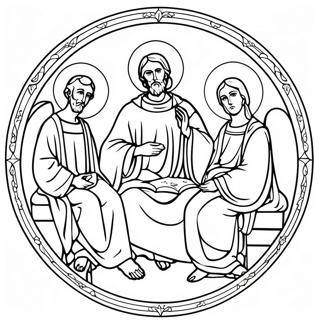 Holy Trinity Coloring Page 68313-54766