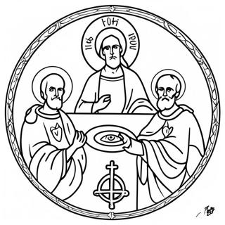 Holy Trinity Coloring Page 68313-54767