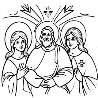 Holy Trinity Coloring Page 68313-54768