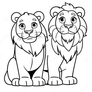 Between The Lions Coloring Pages