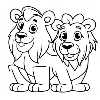 Between The Lions Coloring Page 68343-54792