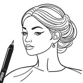 Cosmetology Coloring Pages