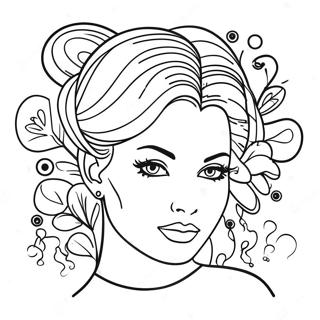 Cosmetology Coloring Page 68353-54799