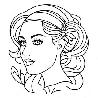 Cosmetology Coloring Page 68353-54800