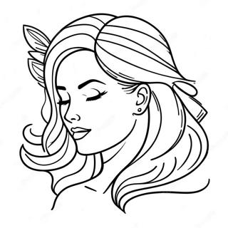 Glamorous Hair Salon Coloring Page 68354-54801