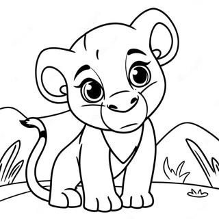 Nala Lion King Coloring Page 68363-54814