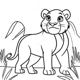 Nala Lion King Coloring Page 68363-54816