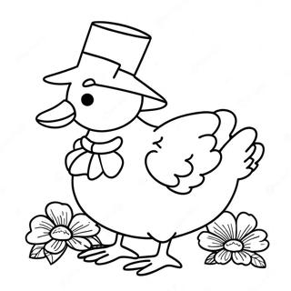 Mother Goose Coloring Page 68393-54829