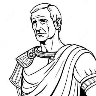 Julius Caesar Historical Figure Coloring Page 68413-54846