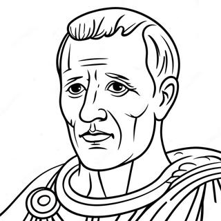 Julius Caesar Historical Figure Coloring Page 68413-54847