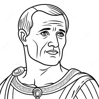 Julius Caesar Historical Figure Coloring Page 68413-54848