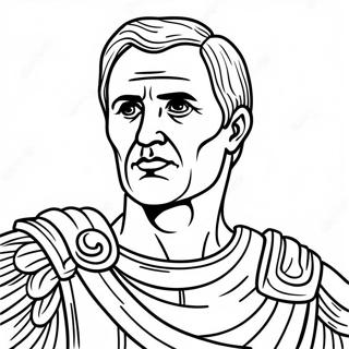 Julius Caesar In Battle Coloring Page 68414-54852