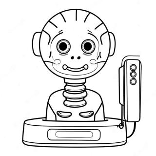 Cute X Ray Machine Coloring Page 68424-54853